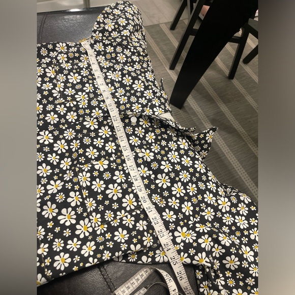 Big Bud Press Shortsleeve romper Jumpsuit Lazy black Daisy Print 4XL - Picture 8 of 11